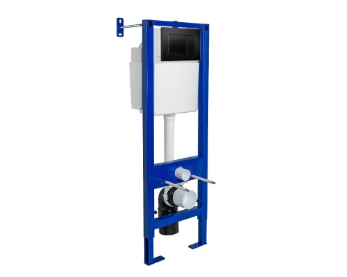 АТОМ 410  кнопка черная Soft Touch, BERGES