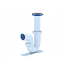 Сифон Ани 1 1/2"*40 прямоточный, ANI PLAST