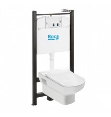 DAMA SENSO Комплект 3 в 1 (инсталляция+подв. унитаз+slim сиденье), ROCA