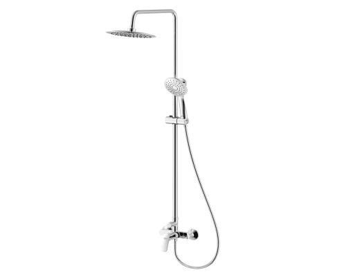 RS45 Смеситель для ванны, без излива верхн.лейка "Троп.дождь", р/ОД, хром, ROS, RS45-45