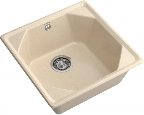 GRANFEST Мойка композит UNIQUE, GF-U-500, 1-чаша 500*500, кашемир