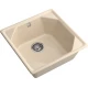 GRANFEST Мойка композит UNIQUE, GF-U-500, 1-чаша 500*500, кашемир