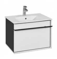 ANETO Тумба под раковину VICTORIA-N UNIK 60, белый глянец, ROCA
