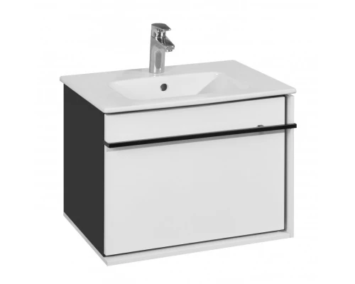 ANETO Тумба под раковину VICTORIA-N UNIK 60, белый глянец, ROCA