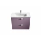 GAP Тумба под раковину GAP 70, фиолетовая, ROCA