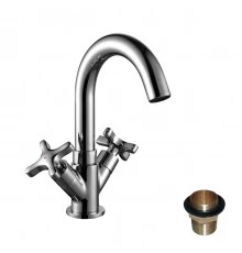 RS39 Смеситель для кухни, выс.пов.излив 126мм, р/ОД, хром, ROS, RS39-62U