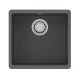 Кухонная мойка Lemark SINARA 440-U подстольного монтажа из кварцгранита, Серый шёлк