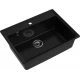 GRANFEST Мойка композит LEVEL, GF-LV-660 , чаша 660*500, черный