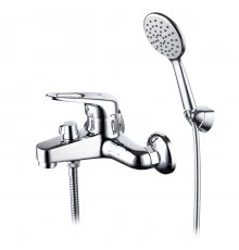 Luna Смеситель для рванны, монолит.излив 158мм лейка, р/ОД, хром, LM, LM4134C