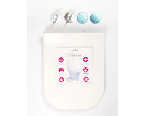 Унитаз-компакт TOKITO TATSUMAKI AIKO белый (TOK-TATSUMAKI-AISQ)