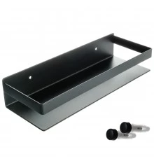 Полка прямоугольная одноэтажная FIXSEN HOTEL черная (FX-31003G)