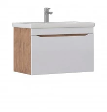 Тумба под раковину VIGO Grani 80 подвесная дуб золотой (166 дуб золотой)