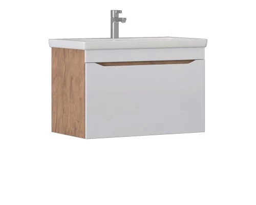 Тумба под раковину VIGO Grani 80 подвесная дуб золотой (166 дуб золотой)