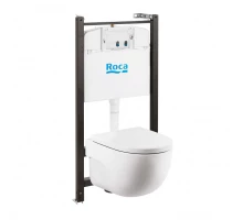 MERIDIAN Комплект 3 в 1 (инсталляции+подв. унитаз Rimless+сиденье SUPRALIT). ROCA