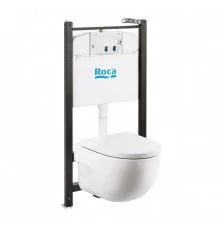 MERIDIAN Комплект 3 в 1 (инсталляции+подв. унитаз Rimless+сиденье SUPRALIT). ROCA