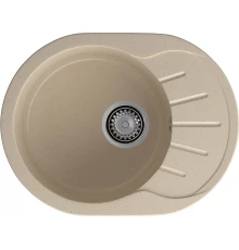 GRANFEST Мойка композит RONDO GF-R--580L  чаша с крылом 579*445мм, кашемир