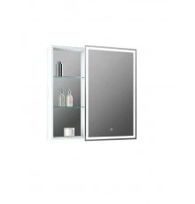 Зеркало-шкаф Aperio LED 800х800 правый с розеткой