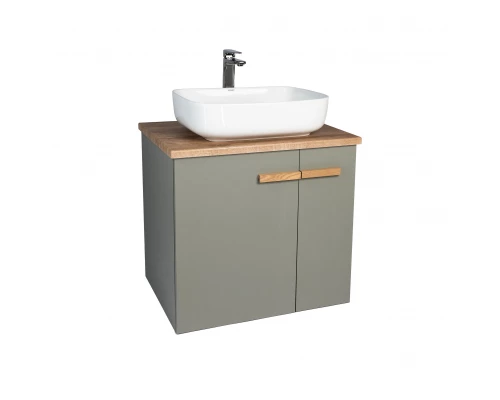 Тумба под раковину VIANT МЮНХЕН 60 подвесная хаки (VMUN60NH-T2STP)