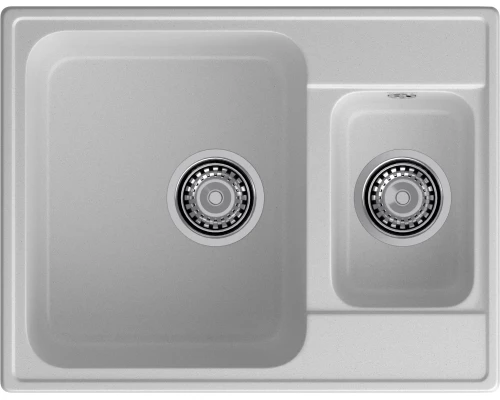 GranFest QUARZ (ECO-09) Мойка 1.5-чаш. 620*480 (серый)