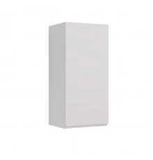 Полупенал Lemark VEON 35 см подвесной, 1 дверный, правый, цвет корпуса, фасада: Белый глянец