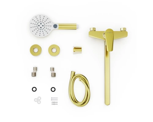 Смеситель для ванны TOKITO KIN брашированное золото (TOK-KIN-1015)