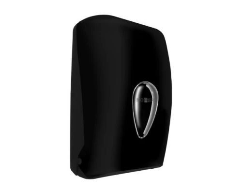 Диспенсер для листовой туалетной бумаги из ABS пластика черный