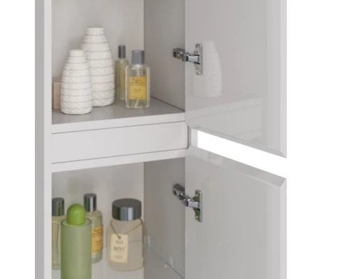 Пенал Lemark COMBI 35 см подвесной/напольный, 2-х дверный, открывание лев/прав, цвет корпуса, фасада