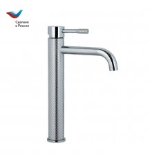 ГОРОД Смеситель для умывальника с высоким корпусом, хром,одноручный, СЛАВЕН, Д13