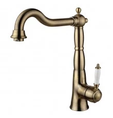 Villa Смеситель для кухни, выс.пов.излив 221мм, р/ОД, бронза, LM, LM4805B