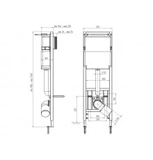 Система скрытой установки "Компакт" для унитаза , ANI PLAST