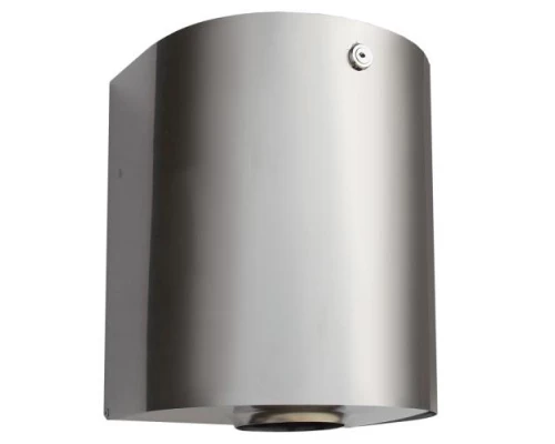 Диспенсер для рулонной бумаги из нержавеющей стали с центральной вытяжкой. Матовый