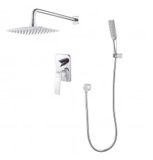 Allegro Смеситель для душа, без излива встраиваемый лейка верх.лейка р/ОД, хром/белый, LM, LM5929CW