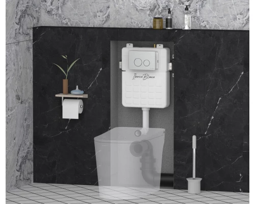 Бачок для унитаза скрытого монтажа IBERICA BLANCA SILENCIO (IB.032C)