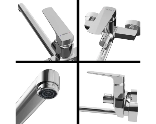 Смеситель для ванны TOKITO SENDAL хром (TOK-SEN-1015)