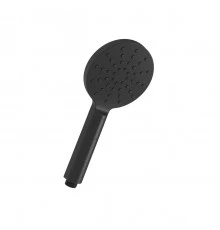 Лейка душевая 3-функциональная диам.120х260 мм, черный, LM,  LM8122BL