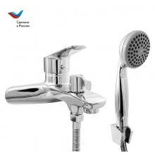 КОТТЕДЖ Смеситель для ванны с коротким литым изливом, одноручный, СЛАВЕН, Г30