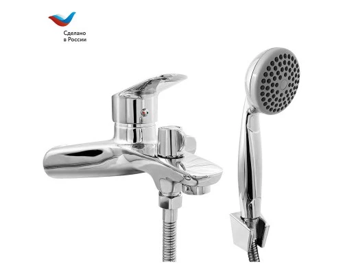 КОТТЕДЖ Смеситель для ванны с коротким литым изливом, одноручный, СЛАВЕН, Г30