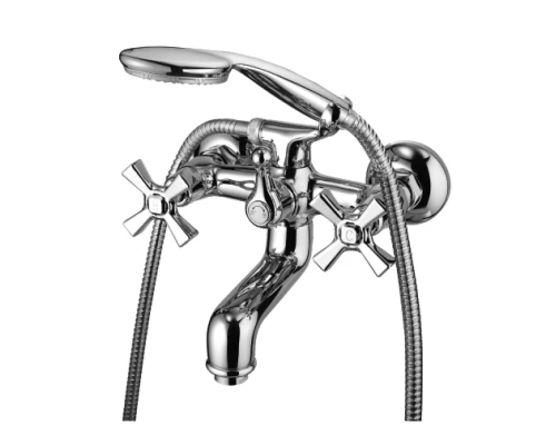 Benefit Смеситель для ванны, монолит.излив 115мм держ.на теле лейка, р/ДВ, хром, LM, LM2502C