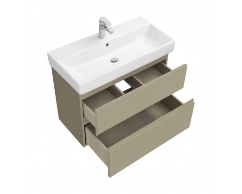 OLETA Тумба под раковину Oleta 80, 2 ящ., капучино