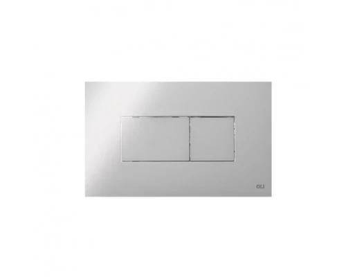 641004 Панель пневм. двойная KARISMA, пластик, хром глянцевый, OLI