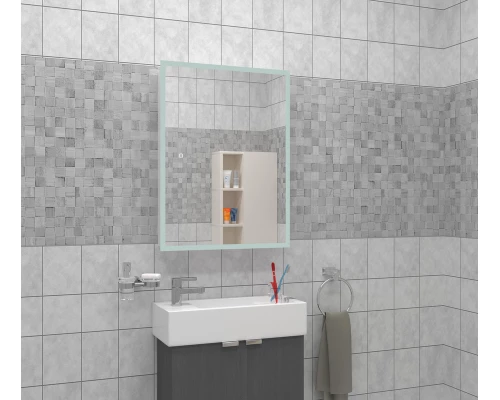 Зеркало-шкаф Reflex LED 500х800 с датчиком движения