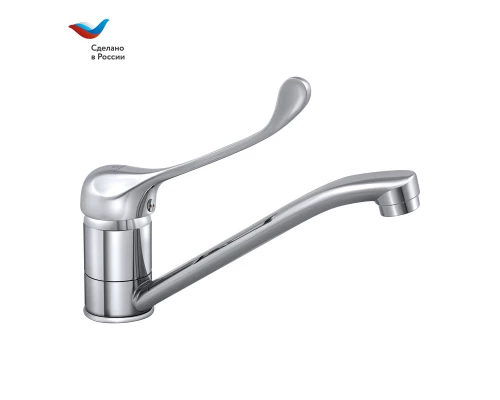 ХИРУРГ Смеситель для мойки с длинным изливом, одноручный, СЛАВЕН, Х81