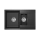 Кухонная мойка GRANULA (7808, ЧЕРНЫЙ)