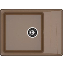 GRANFEST Мойка композит LEVEL, GF-LV-660L, чаша+крыло 660*500, терракот