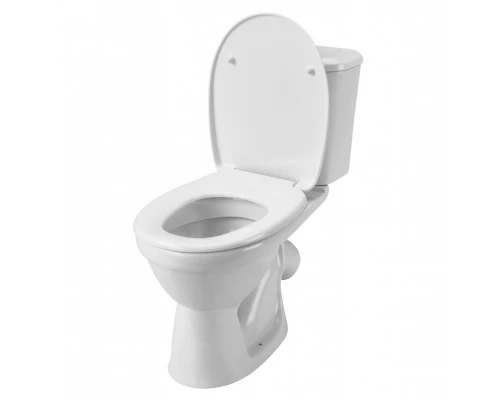 БОРЕАЛЬ Унитаз-компакт, антивсп, накл. вып., ниж. подв., 2-х реж. арм., сид. дюр. Soft-close. САНТЕК