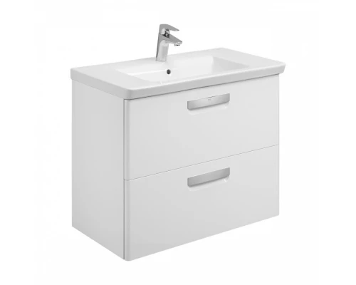 GAP Тумба под раковину GAP 80, белый глянец, ROCA