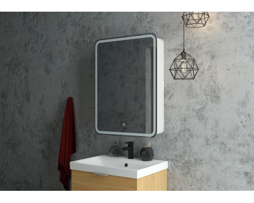 Зеркало-шкаф Elliott LED 550х800 левый с розеткой