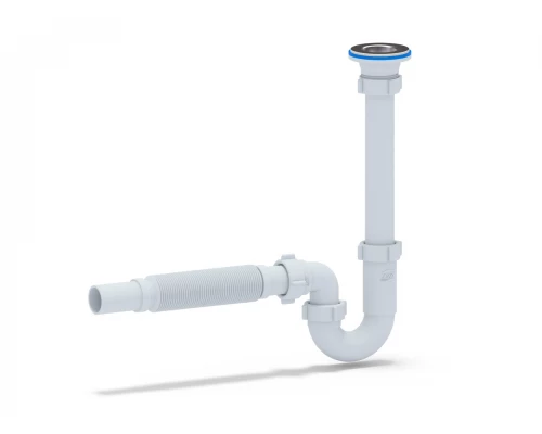 Сифон Ани 1 1/4*32 прямоточный с гибкой трубой 32*32* ANIPLAST