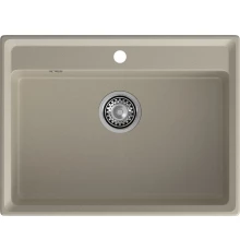 GRANFEST Мойка  композит LEVEL, GF-LV-660, чаша 660*500, топаз