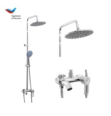 ГОРОД Смеситель для ванны с верхним душем, комплект, СЛАВЕН, Т60